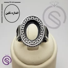 رکاب انگشتر نقره مردانه مدل شاهان کد 62511