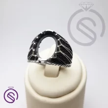 رکاب انگشتر نقره مردانه مدل شروین کد 62368