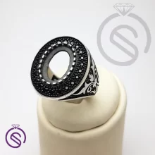 رکاب انگشتر نقره مردانه مدل سروش