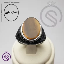 انگشتر چشم ببر مدل استفان