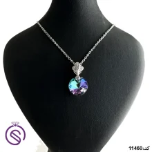گردنبند نقره زنانه سوارسکی کد 11460