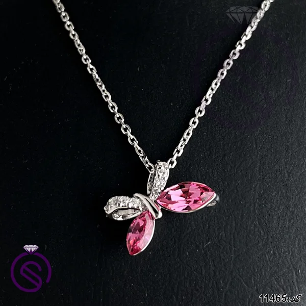 گردنبند نقره زنانه سوارسکی کد 11465
