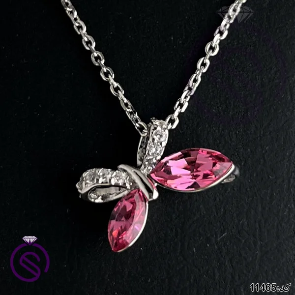 گردنبند نقره زنانه سوارسکی کد 11465
