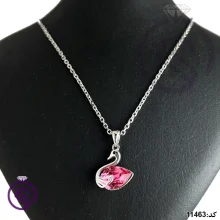 گردنبند نقره زنانه سوارسکی مدل قو کد 11463
