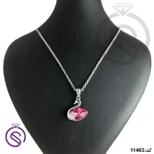 گردنبند نقره زنانه سوارسکی مدل قو کد 11463