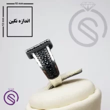رکاب انگشتر نقره مردانه مدل تاجیک