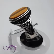 انگشتر تایگر طرح گل لاله