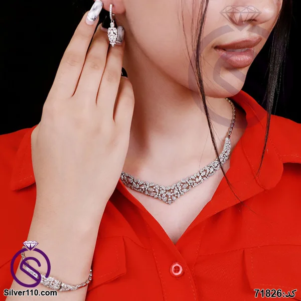 سرویس نقره مجلسی زنانه کد 71826