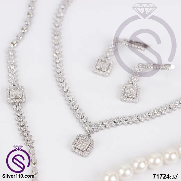 سرویس نقره زنانه مستطیل کد 71824
