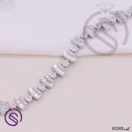 دستبند نقره زنانه کد 11315 دستبند نقره زنانه کد 11315