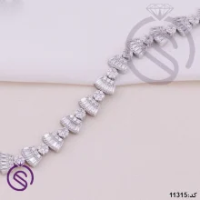 دستبند نقره زنانه کد 11315