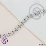 دستبند نقره زنانه کد 11320 دستبند نقره زنانه کد 11320