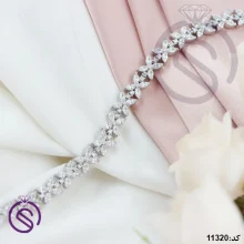 دستبند نقره زنانه کد 11320