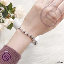 دستبند نقره زنانه کد 11320