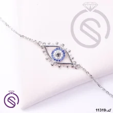 دستبند نقره زنانه مدل چشم کد 11319