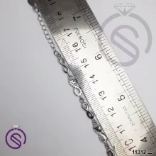 دستبند نقره زنانه مدل بینهایت
