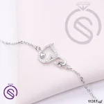دستبند نقره زنانه مدل قو دستبند نقره زنانه مدل قو
