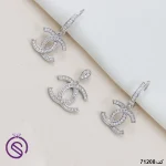 نیم ست نقره زنانه مدل شنل کد 71208 نیم ست نقره زنانه مدل شنل کد 71208