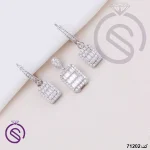 نیم ست نقره زنانه کد 71202