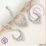نیم ست نقره زنانه کد 71211 نیم ست نقره زنانه کد 71211