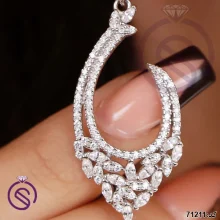 نیم ست نقره زنانه کد 71211