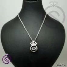 گردنبند نقره زنانه مدل تاج کد 11447