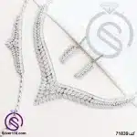 سرویس نقره زنانه مدل جناقی کد 71839 سرویس نقره زنانه مدل جناقی کد 71839