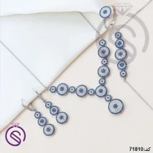سرویس نقره زنانه مدل چشم زخم کد 71810