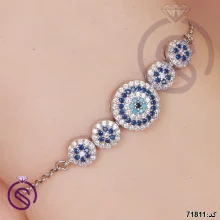 سرویس نقره زنانه مدل چشم زخم کد 71811