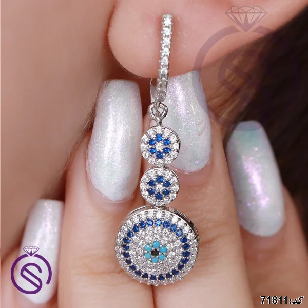 سرویس نقره زنانه مدل چشم زخم کد 71811