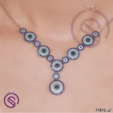 سرویس نقره زنانه مدل چشم زخم کد 71812