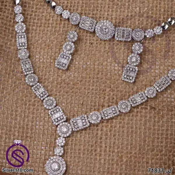 سرویس نقره زنانه مدل فلاور کد 71837