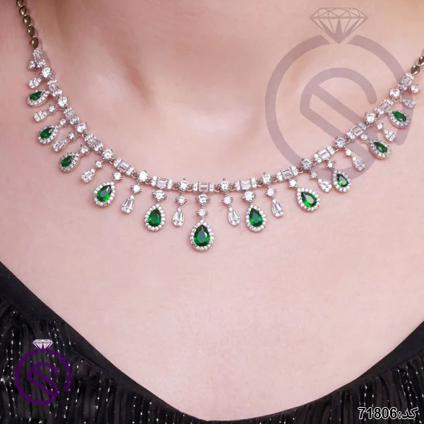 سرویس نقره زنانه نگین کریستال کد 71806