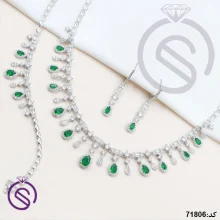 سرویس نقره زنانه نگین کریستال کد 71806
