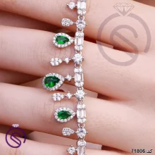 سرویس نقره زنانه نگین کریستال کد 71806