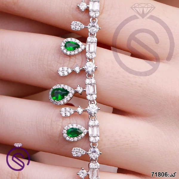 سرویس نقره زنانه نگین کریستال کد 71806