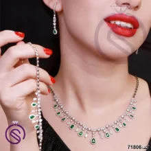 سرویس نقره زنانه نگین کریستال کد 71806