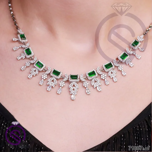 سرویس نقره زنانه نگین کریستال کد 71807