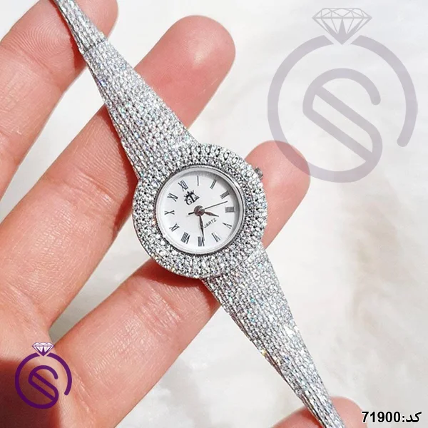 ساعت نقره زنانه کد 71900