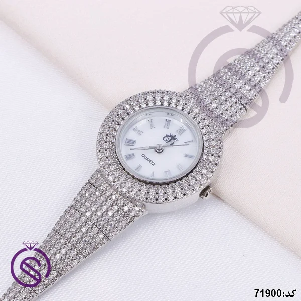 ساعت نقره زنانه کد 71900