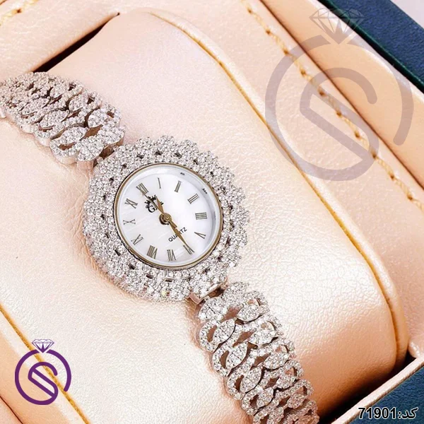 ساعت نقره زنانه کد 71901