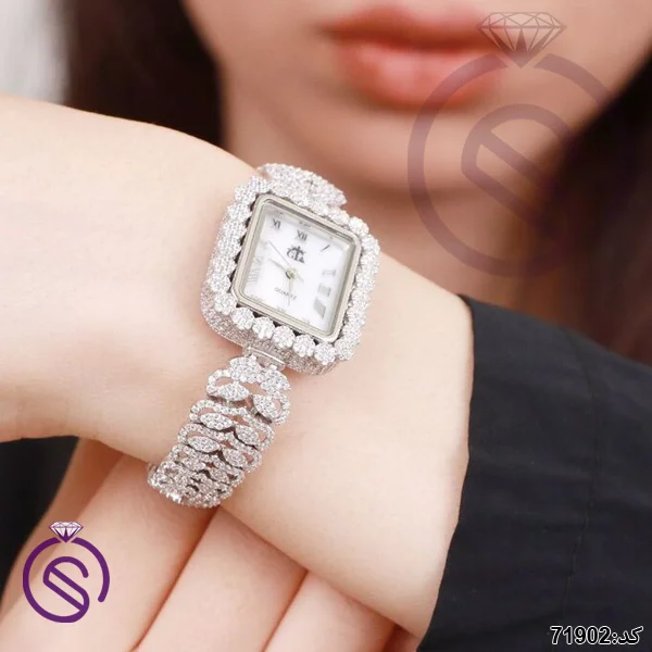 ساعت نقره زنانه کد 71902