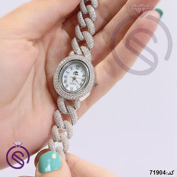 ساعت نقره زنانه مدل کارتیر کد 71904