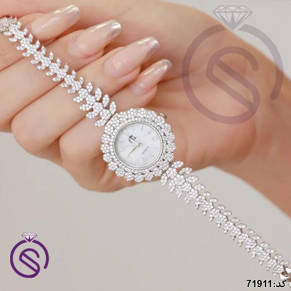 ساعت نقره زنانه کد 71911