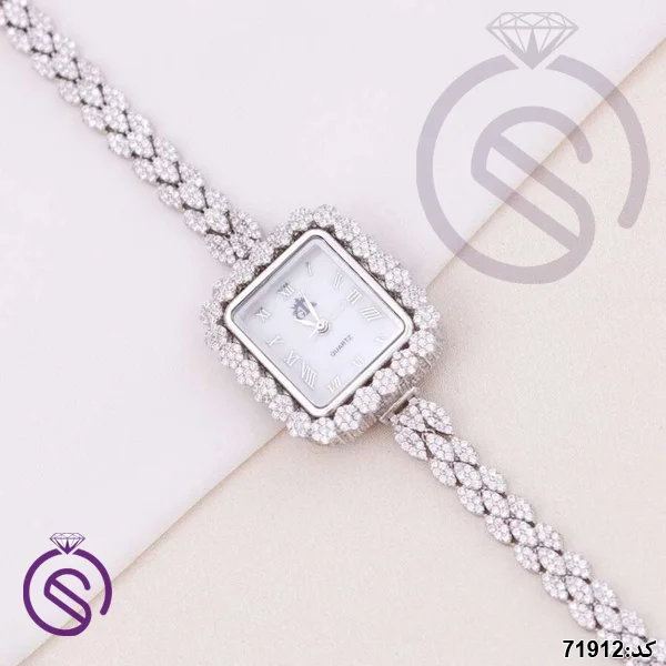 ساعت نقره زنانه کد 71912