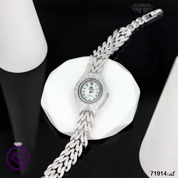 ساعت نقره زنانه کد 71914