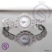 ساعت نقره زنانه کد 71916