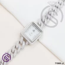 ساعت نقره زنانه مدل کارتیر مستطیل کد 71906