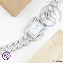 ساعت نقره زنانه مدل کارتیر مستطیل کد 71906