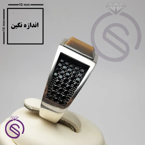 انگشتر چشم ببر مدل تارخ